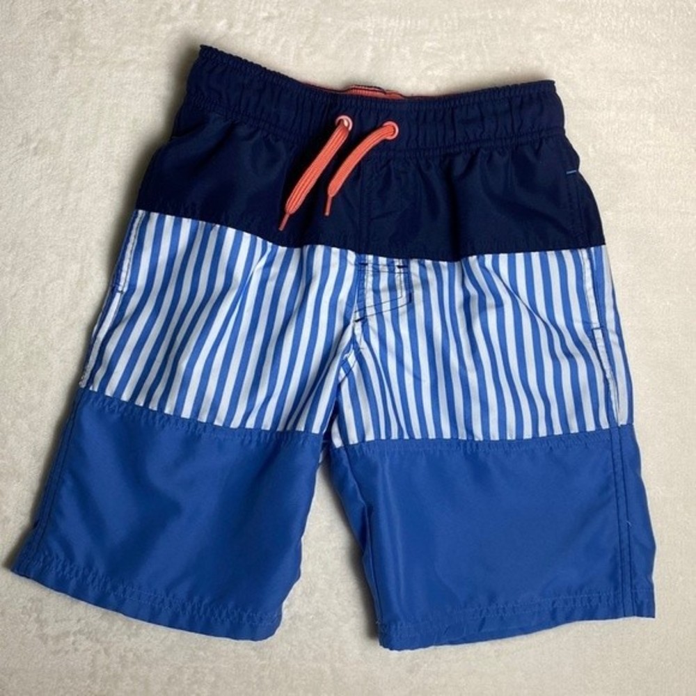 CAT & JACK Boys Swimsuit Swim Trunks Blue M 8 - 10